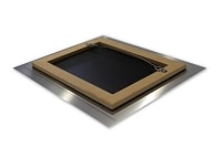 Metal Print - Back View