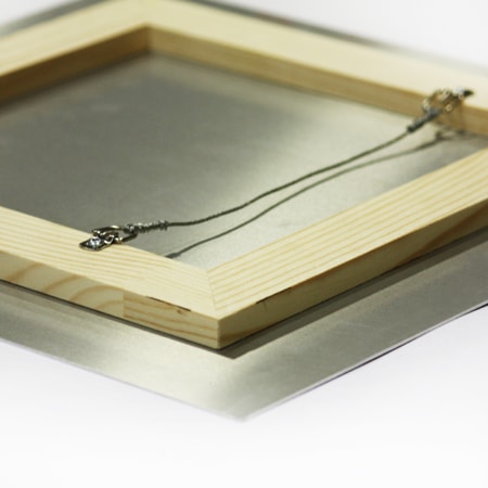 Metal Print Back View